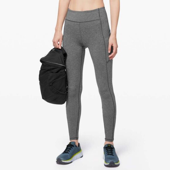 Lululemon Speed Up Tight Leggings Side Phone Pockets High Rise Waisted Tall Long - Picture 1 of 13
